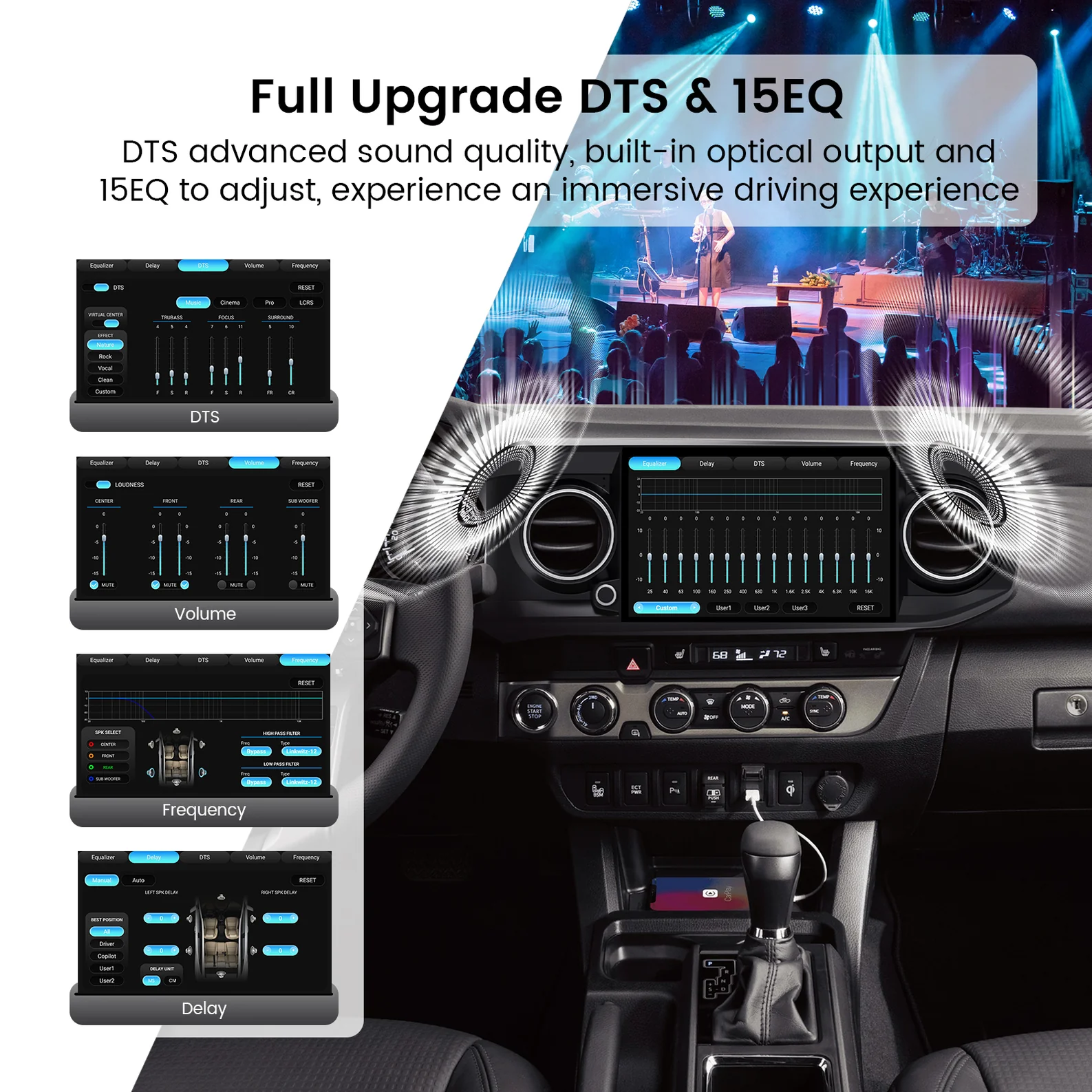 Dasaita Android Car Stereo；Toyota Tacoma Head Unit； Touchscreen GPS Navigation； Apple CarPlay Stereo； Android Auto Radio； Tacoma Multimedia System； Bluetooth Car Radio； OEM-Style Android Head Unit； Backup Camera Ready； Custom Car Audio Upgrade； Tacoma Infotainment System; Dasaita entertainment system