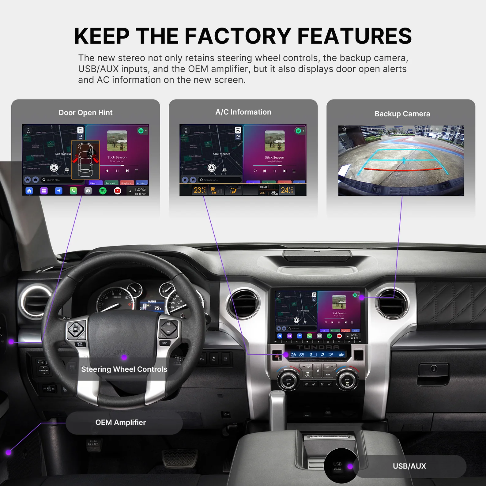 Car radio;Dasaita;Toyota tundra;Carplay;GPS navigation;Multimedia car stereo;Tundra Accessories