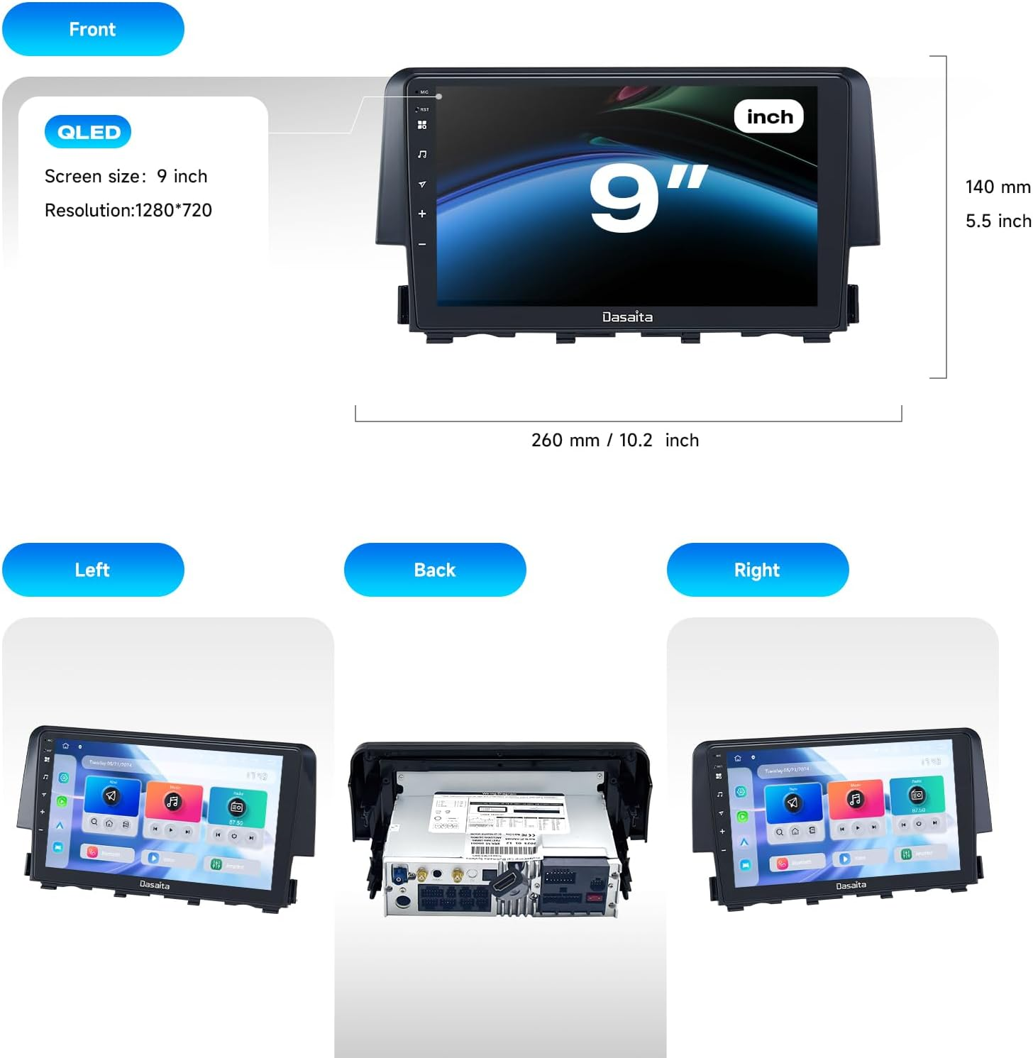 car radio;car DSP;GPS navigation;Dasaita head unit;