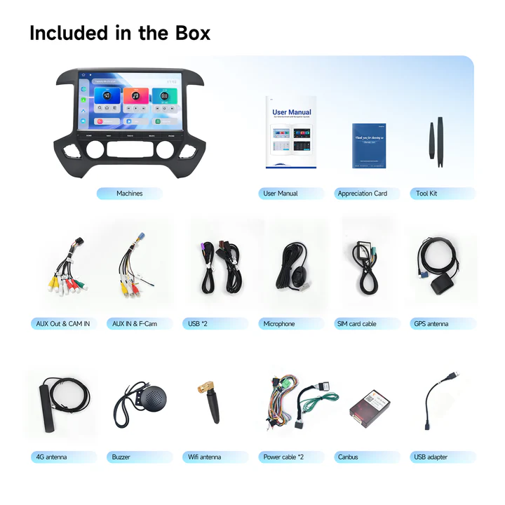 Dasaita Android Stereo Silverado 2014-2019；Chevy Silverado GPS Navigation System；GMC Sierra Android Auto Head Unit；Dasaita Android car stereo Chevrolet Silverado 2014-2019；Dasaita 13.3