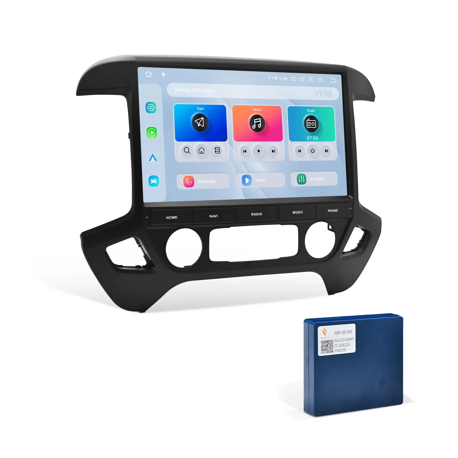 Dasaita Android Stereo Silverado 2014-2019；Chevy Silverado GPS Navigation System；GMC Sierra Android Auto Head Unit；Dasaita Android car stereo Chevrolet Silverado 2014-2019；Dasaita 13.3