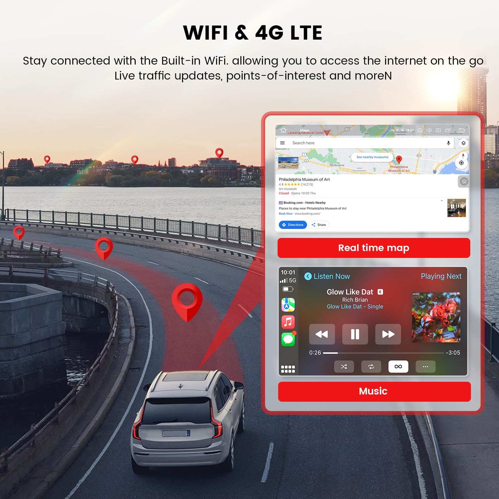honda accord 2008-2012;dasaita car android;car dvd player'car play for honda accord 2011