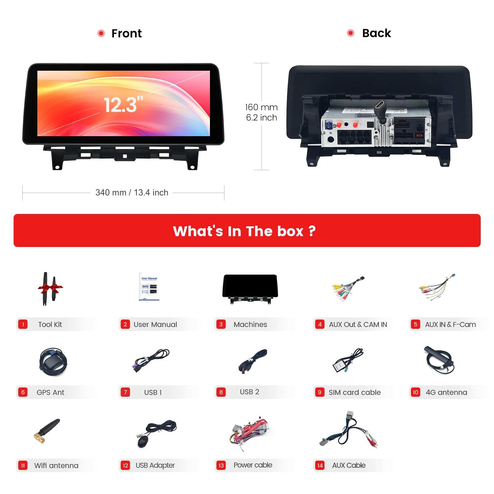 honda accord 2008-2012;dasaita car android;car dvd player'car play for honda accord 2011