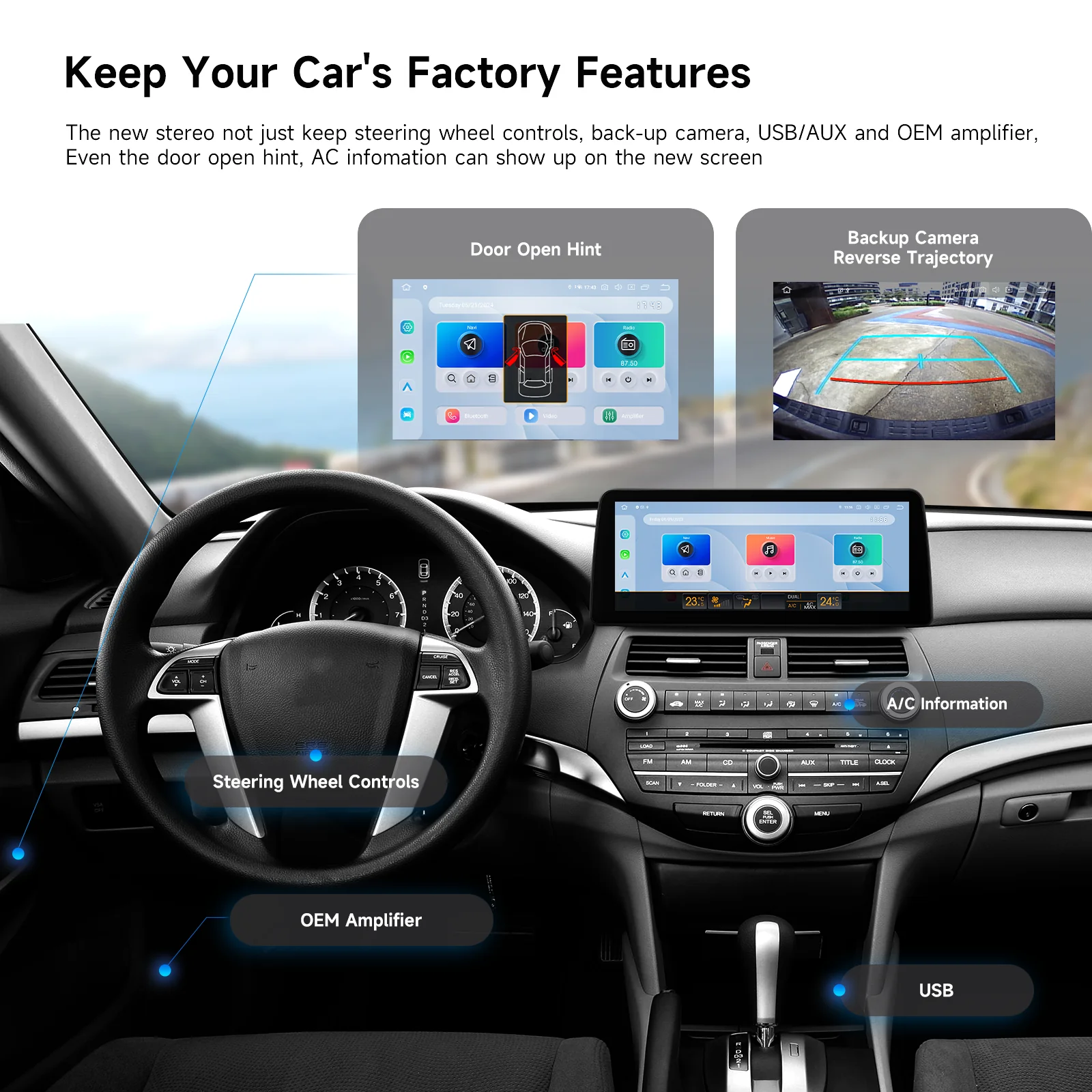 Dasaita Double Din Android Stereo Honda Accord；Wireless CarPlay DSP Sound QLED Screen；Honda Accord 2008-2011 Stereo Installation；Dasaita Double Din；Android Car Stereo Honda Accord 2008-2011；Dasaita Wireless CarPlay Head Unit for Honda Accord 2008 2009 2011；Dasaita QLED Touchscreen Car Radio Honda Accord 2008-2011；Double Din Android Stereo for Honda Accord 2008-2011；Wireless CarPlay Android Car Stereo Double Din；Dasaita GPS Navigation Double Din Head Unit Honda Accord 2008-2011； Dasaita DSP Sound Android Car Stereo Honda Accord 2008-2011；Dasaita Wireless CarPlay QLED Screen Head Unit for Honda Accord；