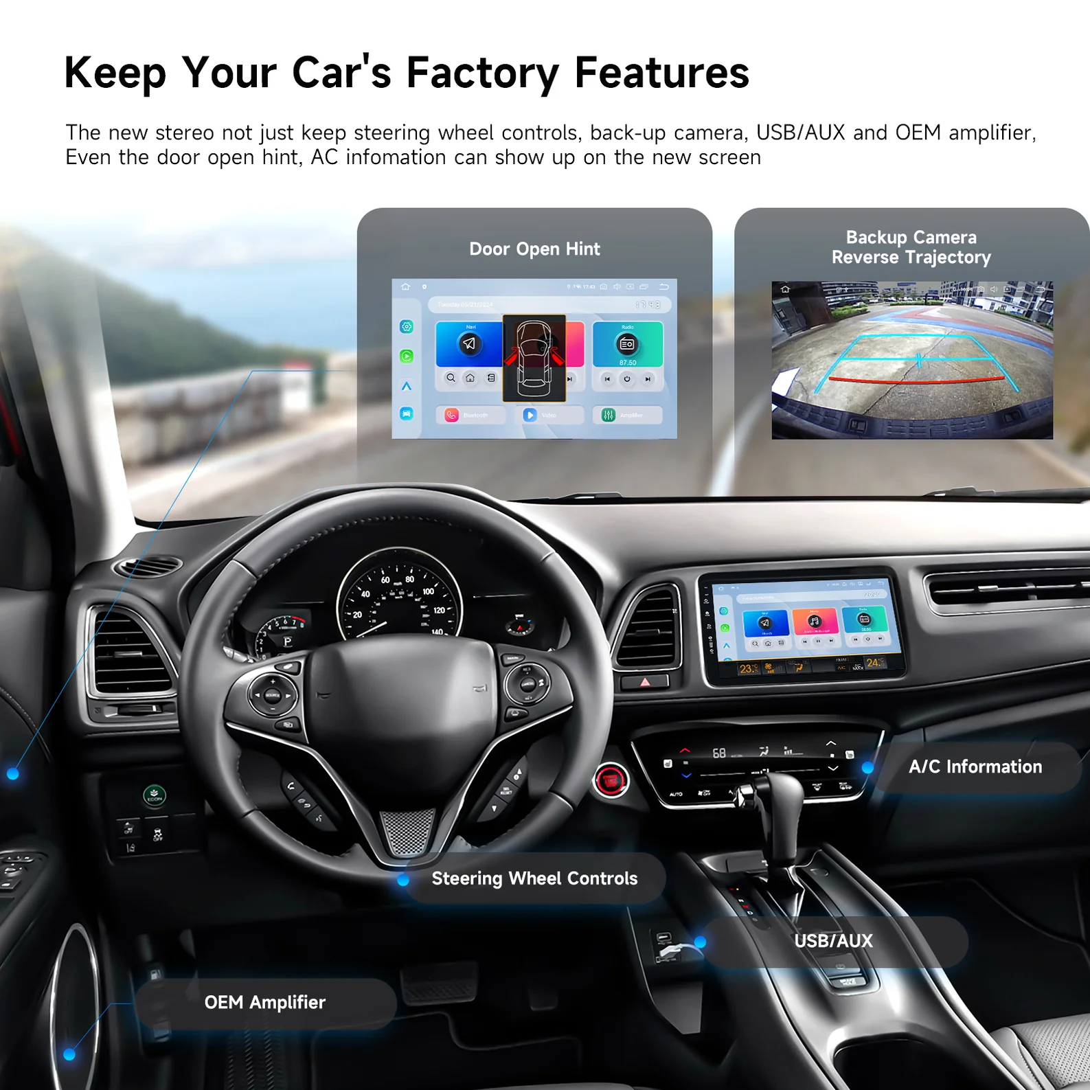 Dasaita car radio,Dasaita audio multimedia head unit,Dasaita Android car stereo,Dasaita CarPlay head unit,Dasaita GPS navigation head unit,Dasaita DVD player head unit,Honda Vezel HR-V 2013-2022 car radio upgrade,Honda Vezel HR-V aftermarket stereo,Car stereo for Honda Vezel HR-V,Honda Vezel HR-V multimedia system,Wireless CarPlay car radio,Android Auto car stereo,GPS navigation car radio,DVD player in car stereo,DSP-enhanced audio car radio,Bluetooth enabled car stereo,Touchscreen car radio,Plug-and-play car radio for Honda Vezel HR-V,Easy installation car stereo,Factory steering control-compatible car radio