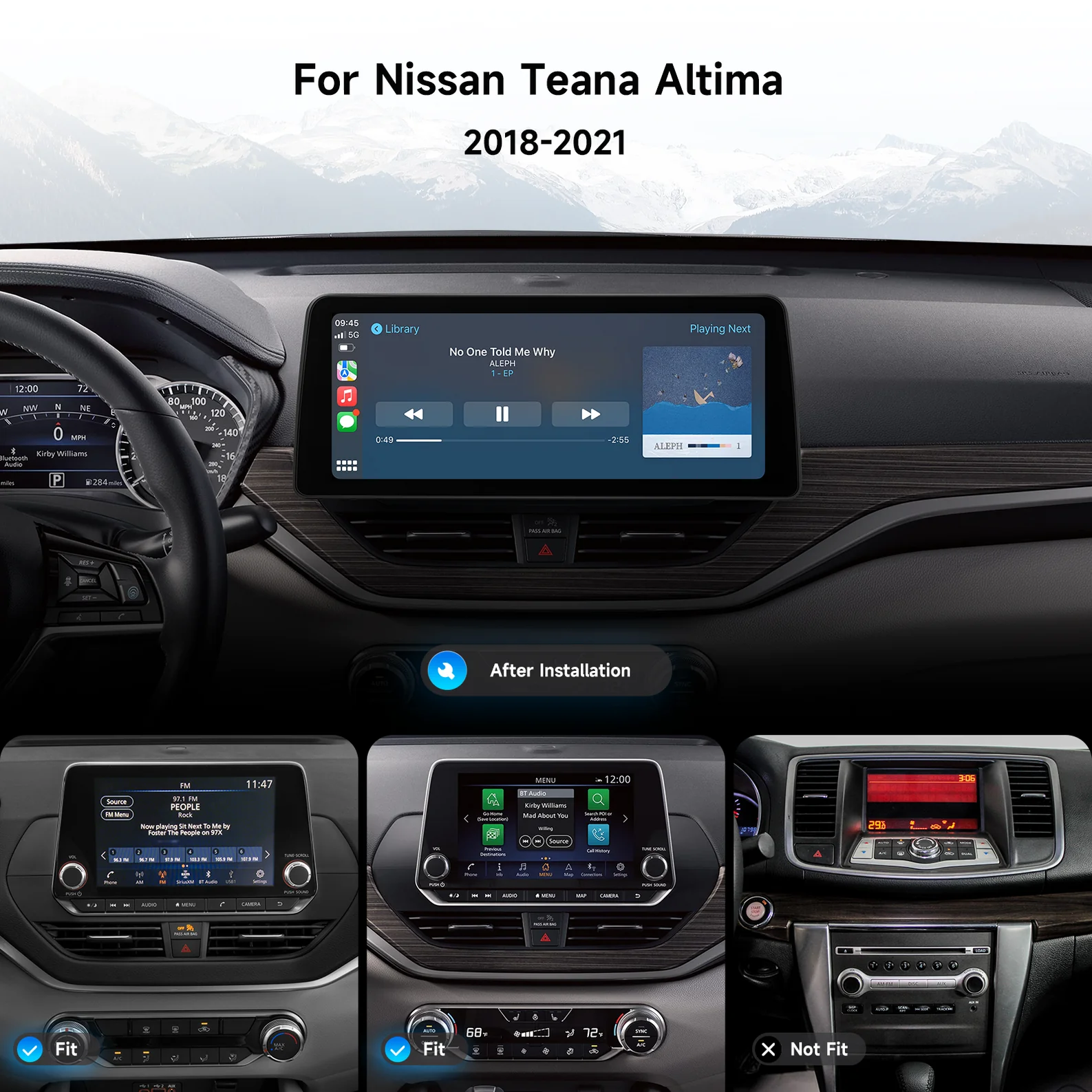 Dasaita Android Car Radio for Nissan Teana Altima 2018-2021,Nissan Altima 7th Gen Android Head Unit Upgrade,Dasaita Wireless CarPlay Stereo for Nissan Teana 2018-2021,Nissan Altima 2018-2021 Infotainment System Replacement,Dasaita Multimedia Player for Nissan Altima SV/SR/SL Trim,Plug-and-Play Dasaita for Nissan Altima 2018-2021,Retain Steering Controls in Altima Head Unit Upgrade,CAN Bus Compatible Dasaita for Nissan Teana,Wireless CarPlay Android13 for Nissan Altima 7th Gen,9-inch QLED Touchscreen Dasaita Altima Head Unit,Dasaita Nissan Teana head unit,Android stereo for Altima 2018-2021,Wireless CarPlay Nissan 7th Gen,9
