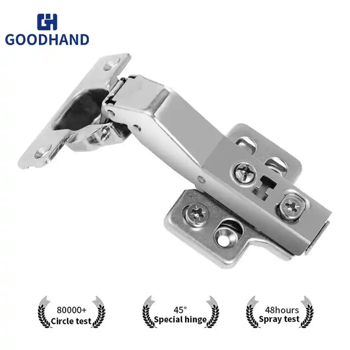 Angle Soft Close door Hinge,Hydraulic cabinet Hinge,45 degree hinge