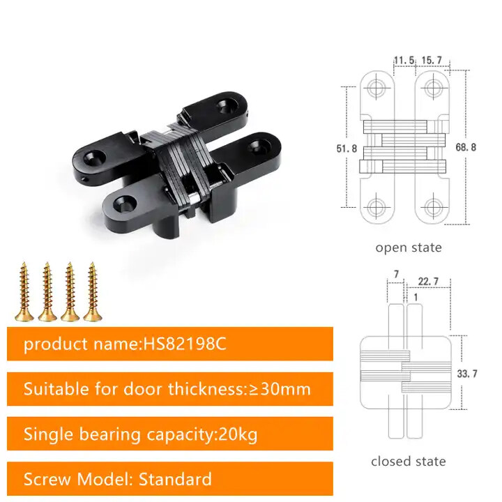 hidden hinges,black hinges,invisible  180 degree hinge