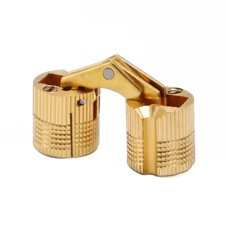 GH I15 hinges supplier 180 Degree Brass  Furniture Invisible barrel Hinges