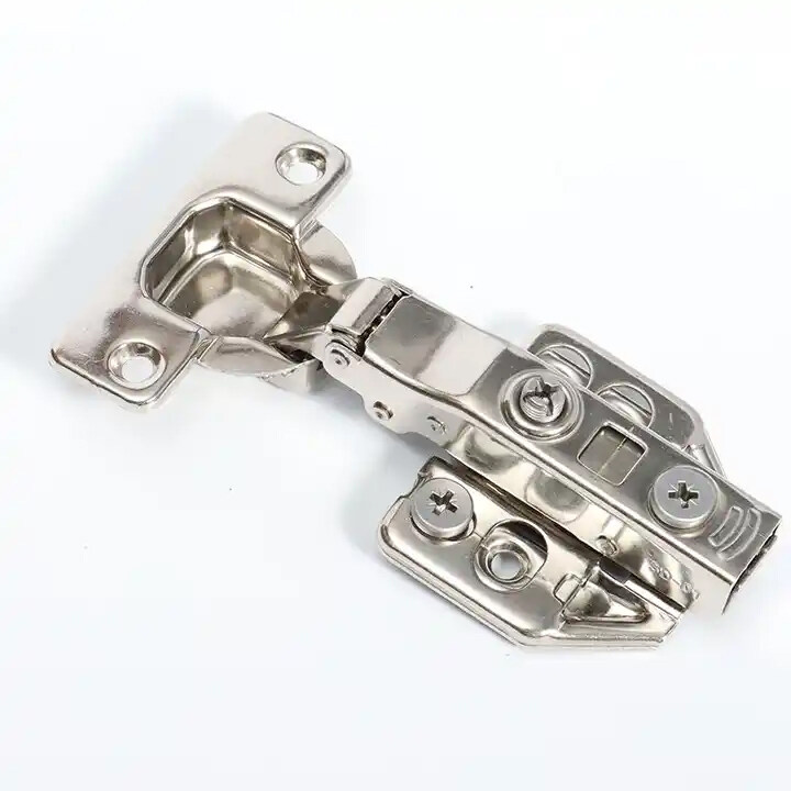 Furniture Hardware Fitting 3D adjustable soft close Full-overlay clip on Kitchen Cabinet Hinge