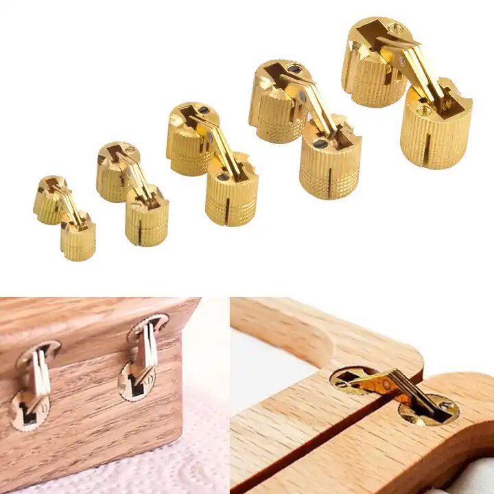 brass barrel hinge,small box hinge,hidden hinge