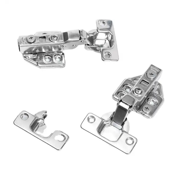 Factory Price 3D Stainless Steel  Adjustable  Hinges Soft Close  Kitchen Furniture Hinge