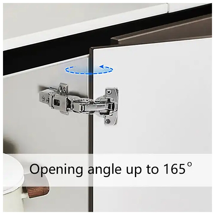 165 degree soft closing concealed hinge,soft close damper hinge for cabinets,metal cabinet door hinge