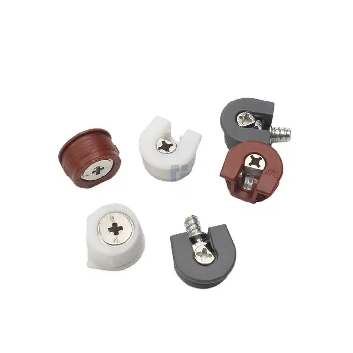 Furniture board cam fitting,3 in 1 furniture hidden connector,Cabinet Joint Connector cam