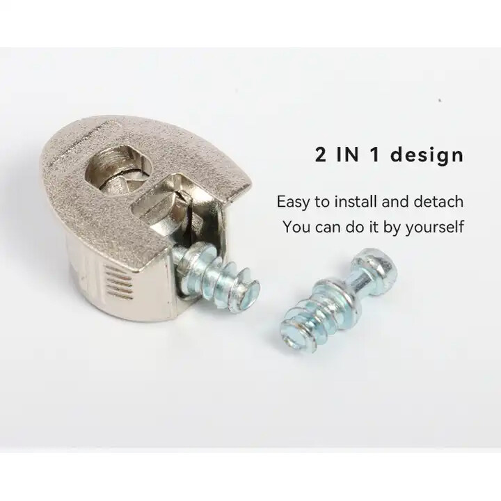 hidden furniture connector,Mini fix Excentric Cam,3 in 1 wood connectors