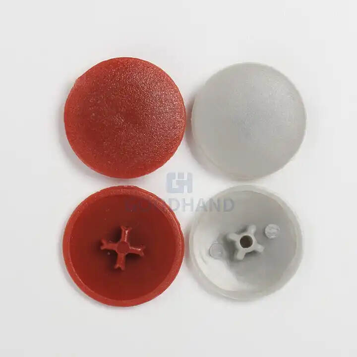 furniture fitting 17MM plastic screw nut cover  decorative screw cover