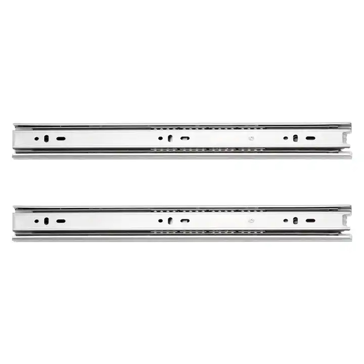 buffer concealed hidden drawer slide,heavy duty drawer slide,45mm telescopic channel drawer slide