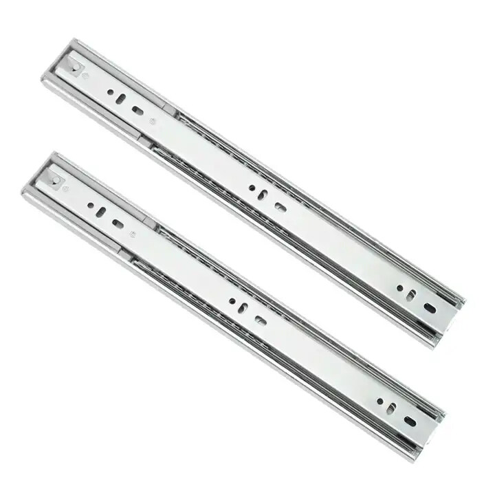 Push To Open Drawer Slide 45mm Channel Manufacture Machine Telescopic Drawer Slide