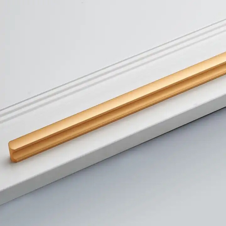 cabinet handles,Aluminium alloy gold handles,wardrobe long handles