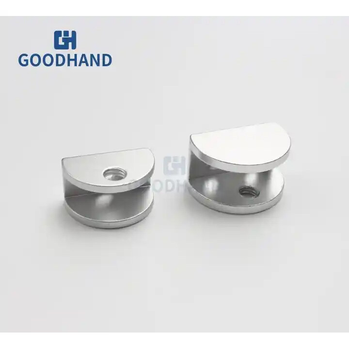 On Trend Brackets glass mounting clamp Aluminium Alloy hanging Cabinet bathroom cabinet Glass Clamp
