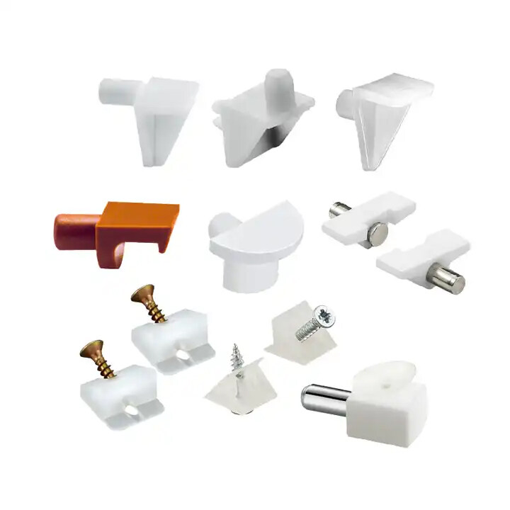 GH A403 Furniture hardware Accessories Plastic Shelf Clip 5mm 6mm for Cabinet Fittings