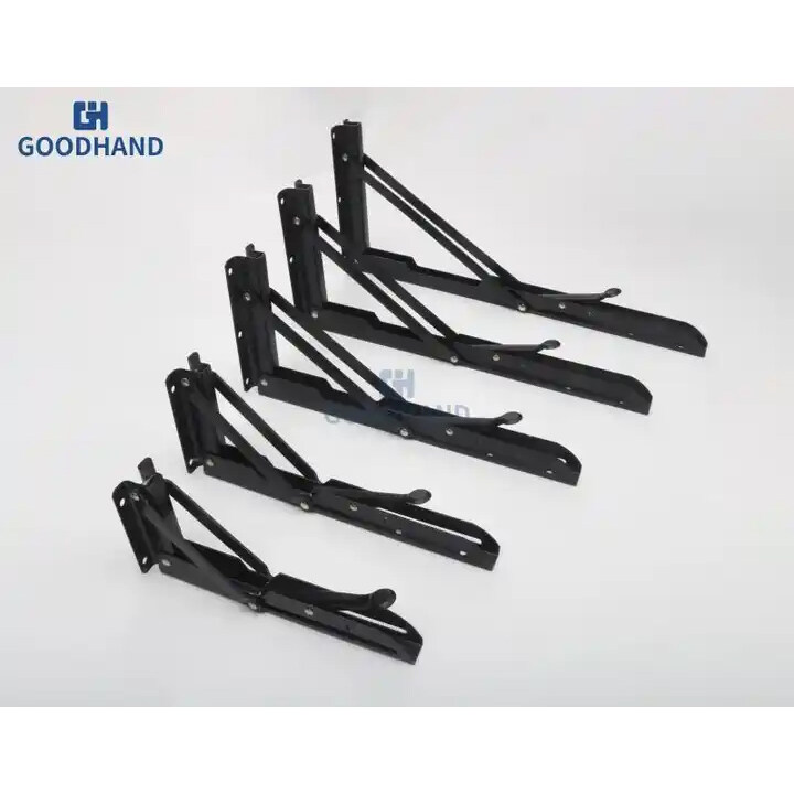 foldable  adjustable shelf brackets,hidden bracket for floating shelf,hardware metal folding  shelf brackets