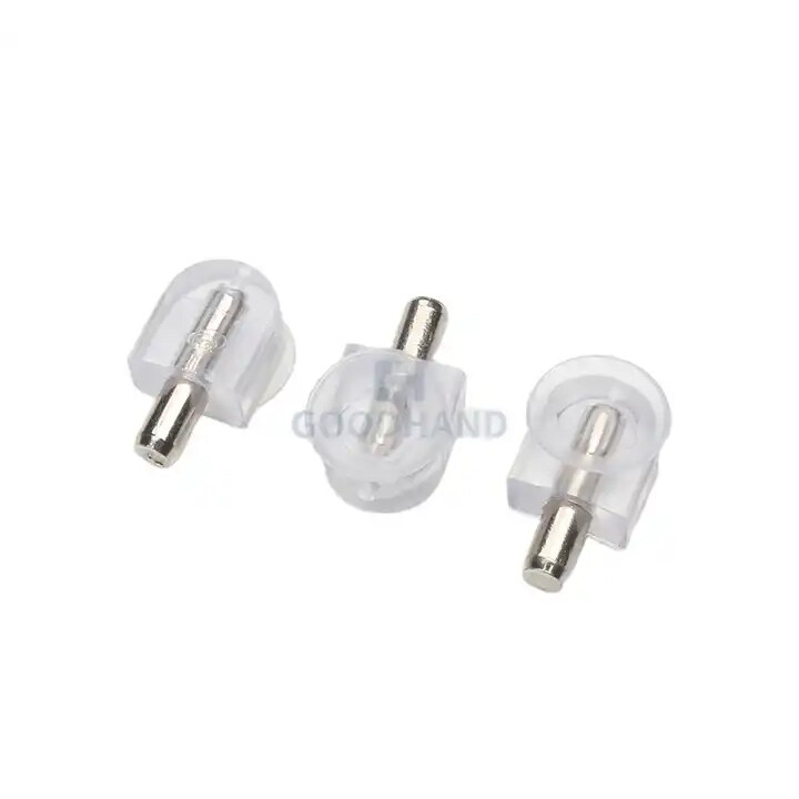 Wholesale Price Kitchen Cabinet 5MM Transparent Plastic Shelf Support Pin