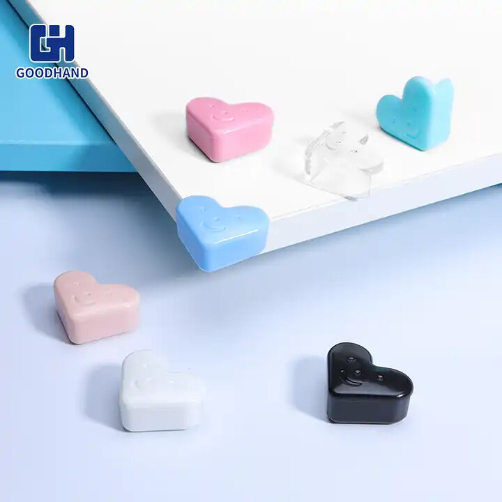 Made In China Heart Shape Anti Collision Clear Plastic Furniture Collision Avoidance Angle