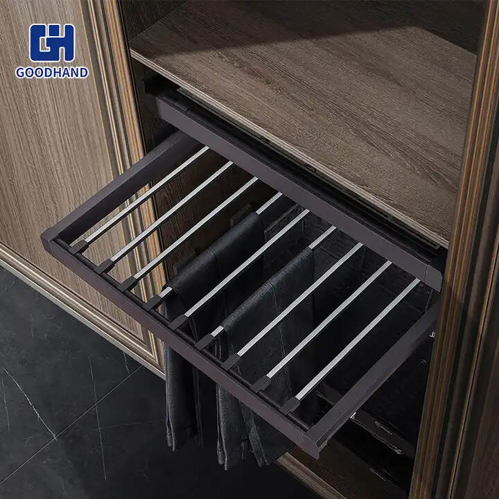 soft close closet,furniture hardware soft close closet,pull out trouser shelf for wardrobes cabinet