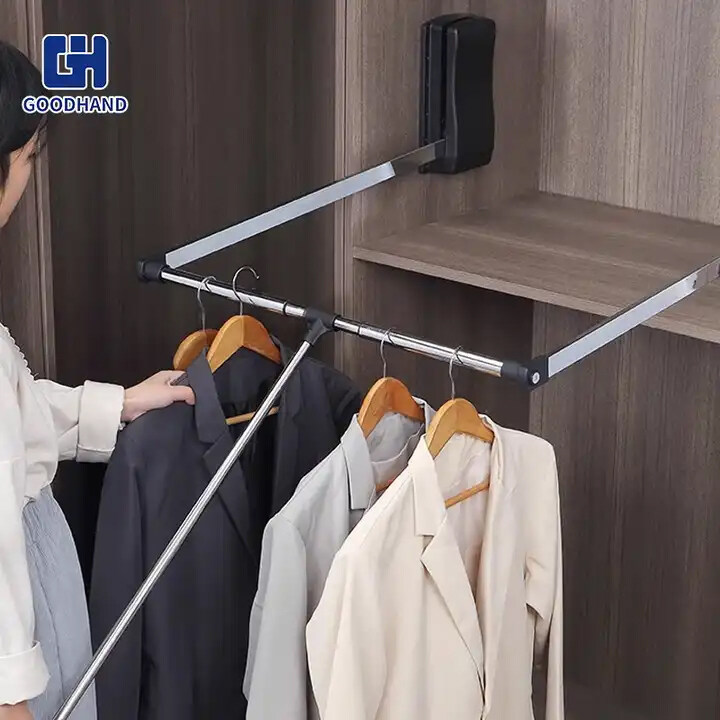 wardrobe lift system clothes hanger,wardrobe accessories fitting hardware,clothes hanger wardrobe