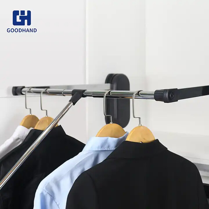 Wardrobe Cabinet Accessories Soft Close Hydraulic Pull Pown Clothes Hanger Wardrobe Lift