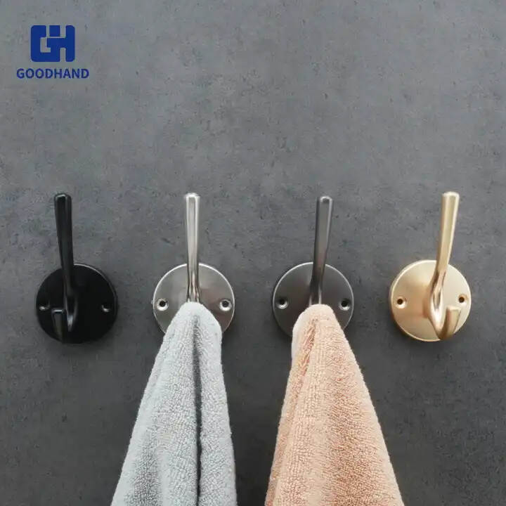 Door Clothes Bathroom Wall Hook,Wall hooks for hanging clothes,bathroom wall-mounted door metal hanger hook