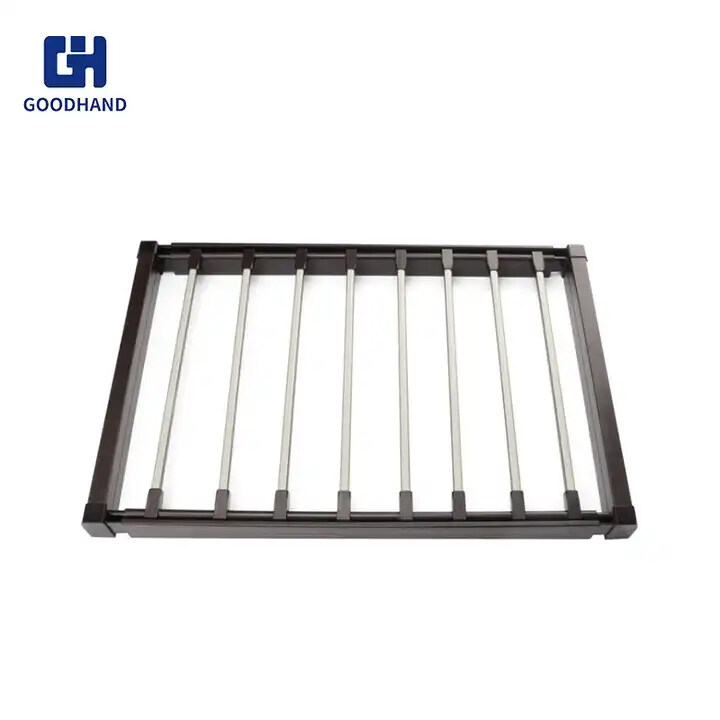 wardrobe cabinet accessories Drawer Sliding Pants Hanger,hanger pants rack pull out clothes hangers wholesale,pants hangers metal pull out trouser rack