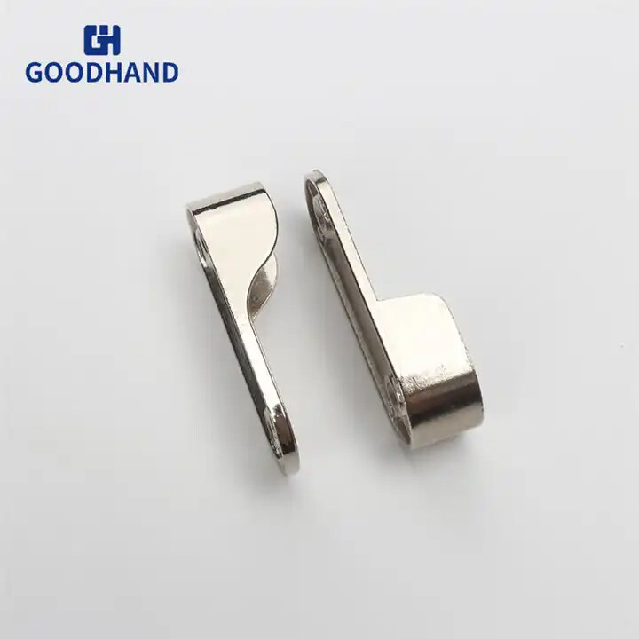 Zinc Alloy Oval Closet Rod End Supports Chrome Plated Wardrobe Tube Holder Rod Flange Hanging Rail Tube Wardrobe rail Support