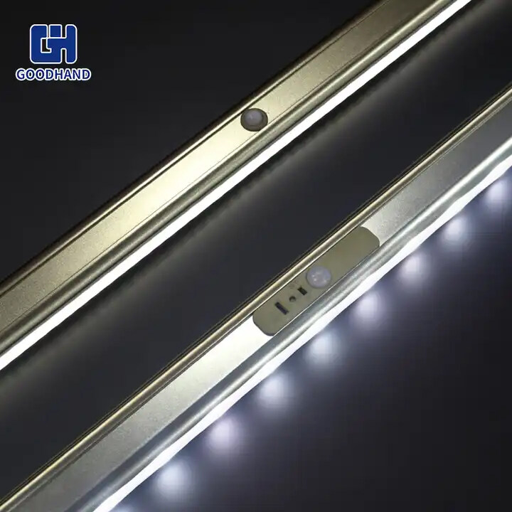 Motion Sensor Kitchen Cabinet Night Light Cabinet LED Light Cuttable LED Strip Light for Wardrobe,cabinet processing customized concealed handle free upper and lower double-sided luminous wardrobe lamp battery,cabinet processing customized concealed handle free upper and lower double-sided luminous wardrobe lamp battery