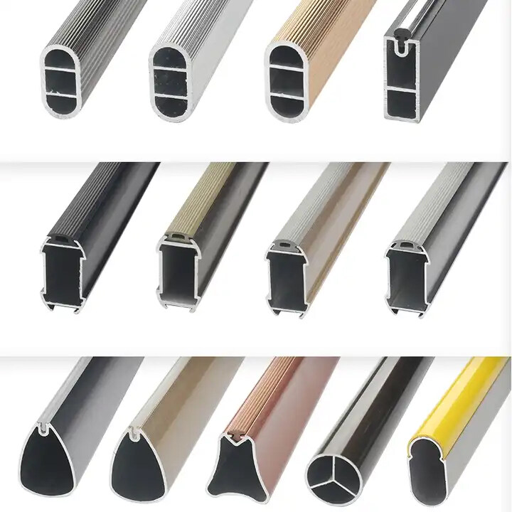 Steel Round cupbard tude  connector  Wardrobe Fittings Wardrobe Rail 50Mm Wardrobe Tubes Oval Tube,Aluminum  extrusion seamless Bending Wardrobe Tube Aluminum Extruded Oval Tube Accessories For Furniture Accessories,Reliable supplier sale furniture fittings accessories modern style clothes rail monsoon