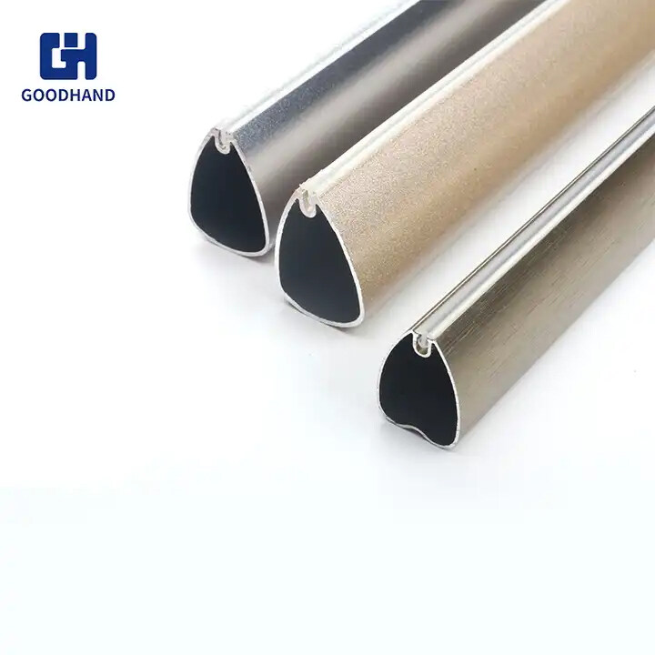 E02 Aluminium alloy Tube pipe series colored anodized square round rectangular oval tube material 0.8mm 1.0mm 1.2mm thickness