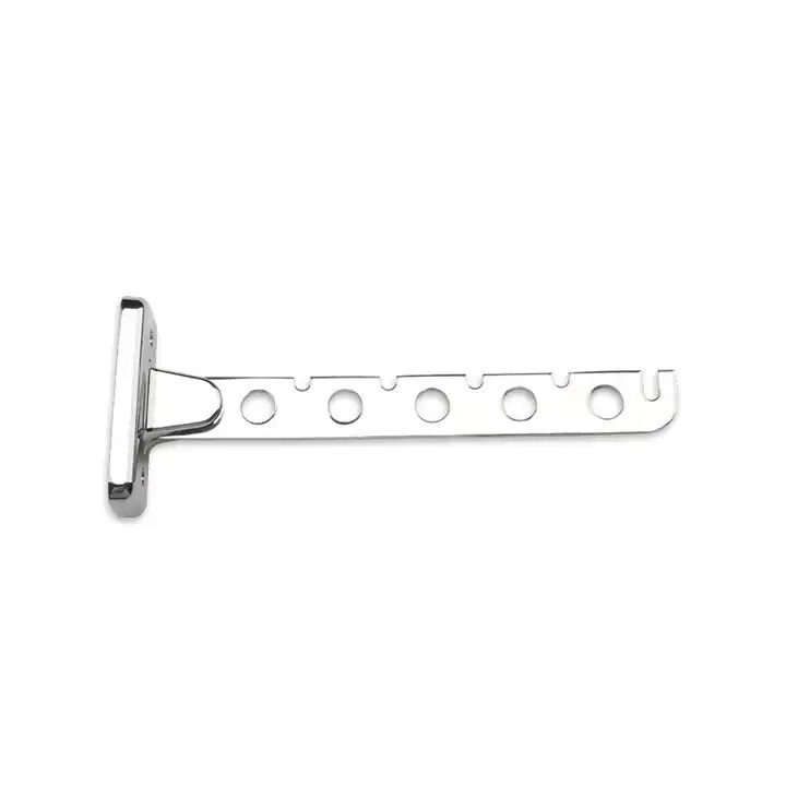 GH D07 On Trend Metal Curve Top Wardrobe Clothes Hanging Thin Cabinet Hanger hook