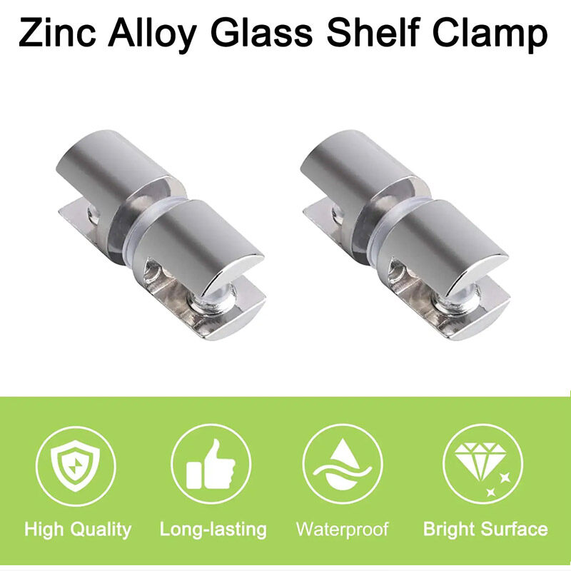 double clip glass clamp,matel glass clamp,zinc alloy glass clamp