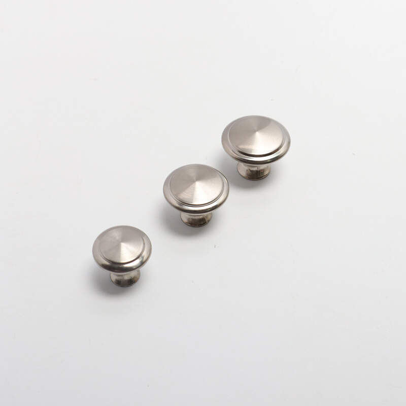 Round Drawer Handle Knobs,Stainless Steel Cabinet Knobs,Gold Round Knob