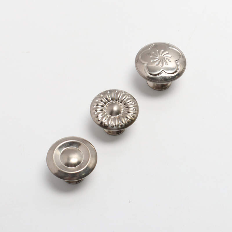 Guangdong Manufacture Furniture  Cabinet Handle Knob Round Shape Stainless Steel Drawer Knobs