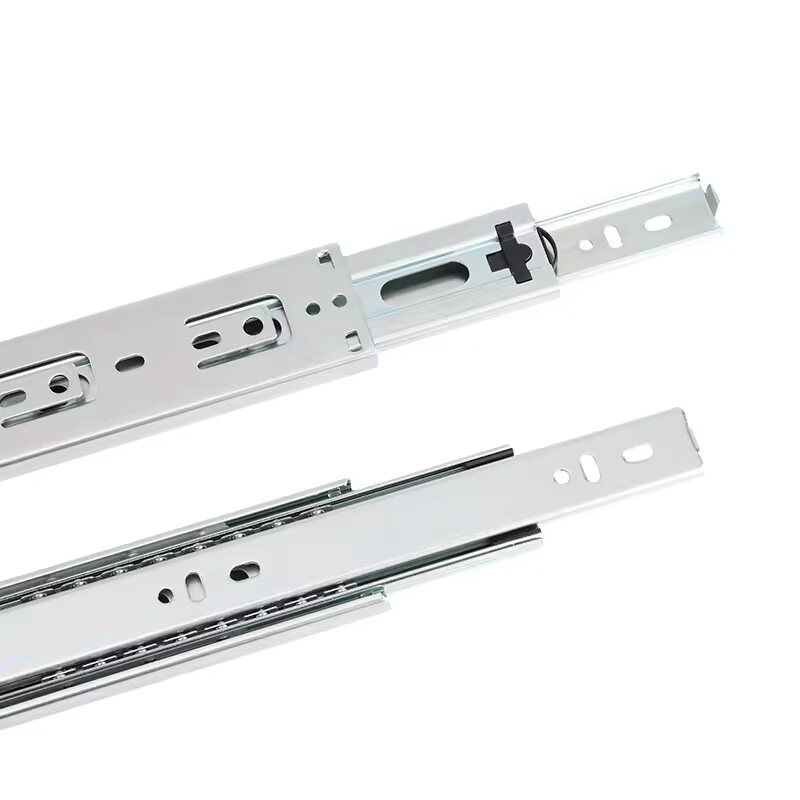 Push Open Soft Close Heavy Duty Ball Bearing Drawer Slide Rail