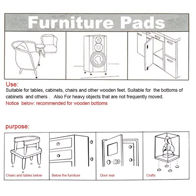 felt Sliders glides series,plastic chair glides with felt base,furniture easy glide easy moving