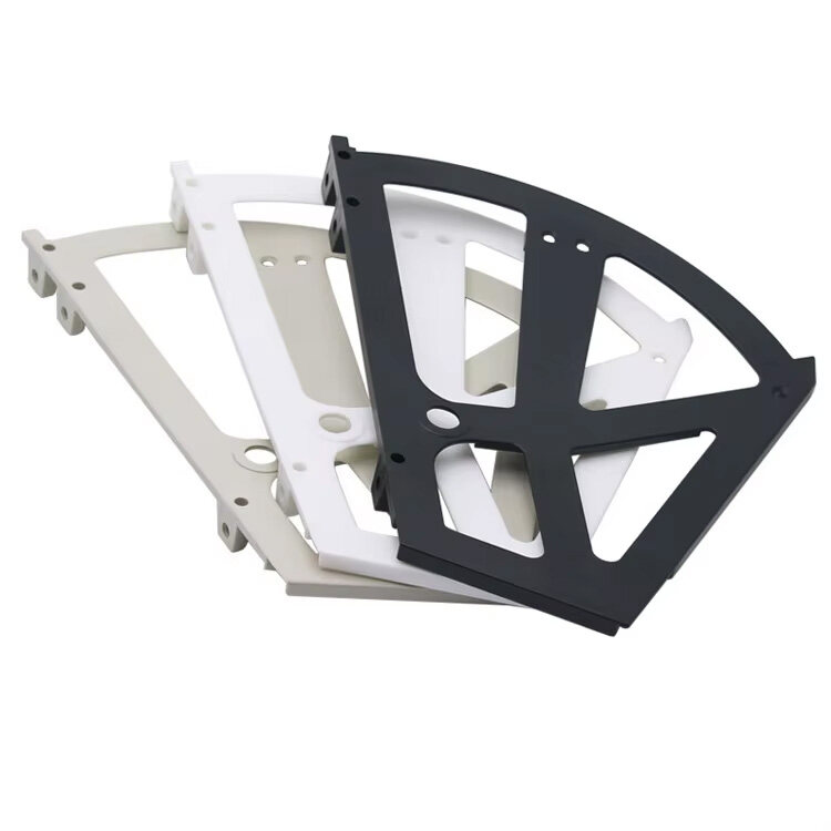 3-Layers Plastic Rack For Shoe Support, ABS Plastic Shoe Rack Bracket Folding Hinge