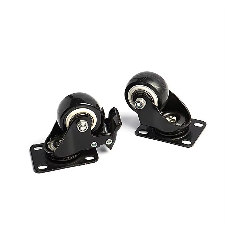 office chair caster wheels,with brake without brake castor,castor wheels black