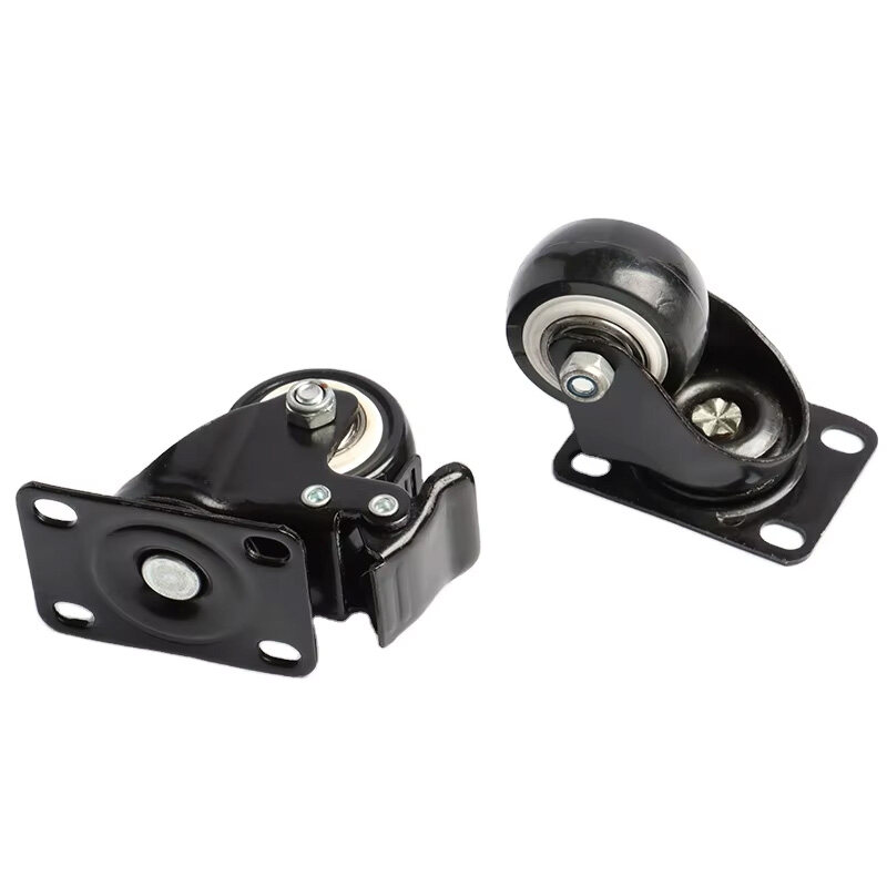 office chair caster wheels,with brake without brake castor,castor wheels black