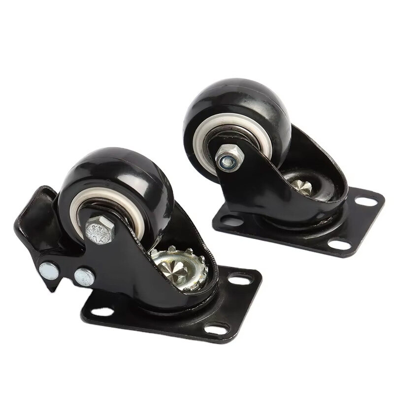 office chair caster wheels,with brake without brake castor,castor wheels black