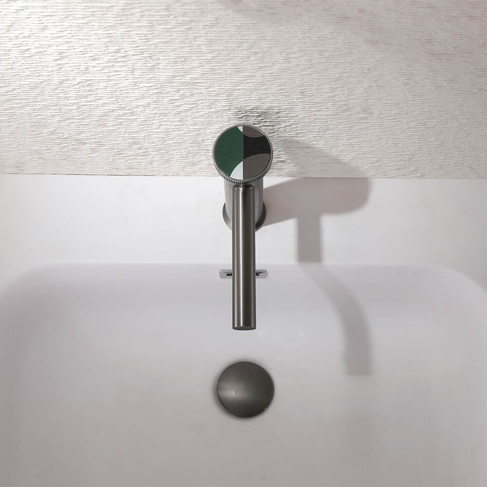 Hot Sale Brass Bathroom Taps Gun Metal Single Handle Basin Faucets Sink Mixer Manufacturer Faucet