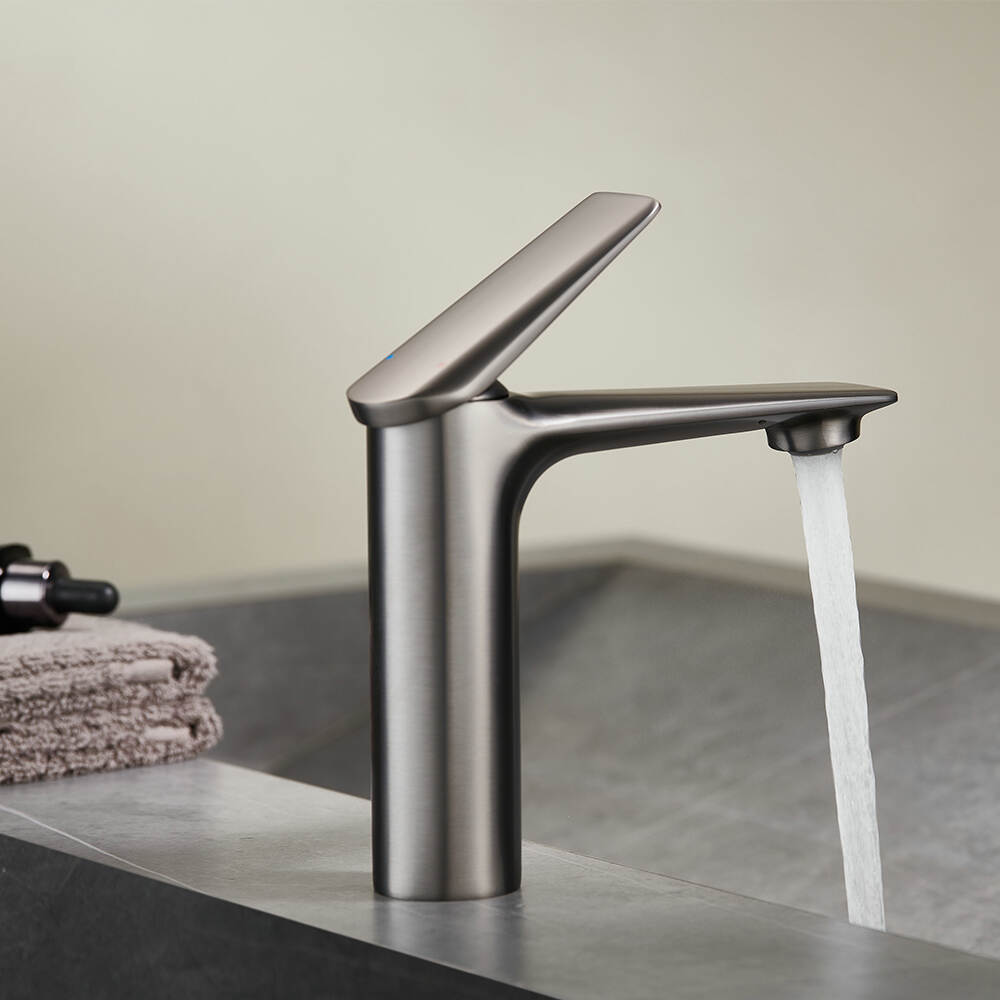 Deck Mounted Basin Sink Faucet Hot & Cold Mixer Brass Bathroom Tap Multiple Color Options