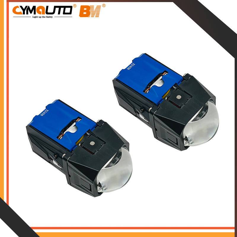 CYMAUTO 1.5inch 2 cups Mini Bi Led Laser Projector Lens Matrix Module ...